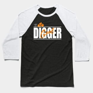 Bike Goal Digger Baseball T-Shirt